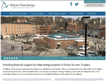 Tablet Screenshot of illinoiscleanenergy.org